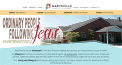 Desktop Screenshot of marysvillenazarene.org